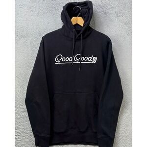 Good Good Golf Mens Large Hoodie Pullover Black Sweatshirt Pockets Fast Shipping